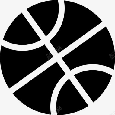 篮球球类球类运动图标图标