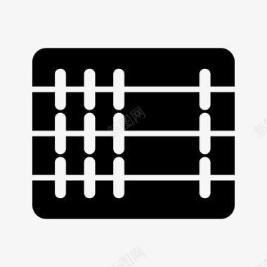 算盘计算计数图标图标