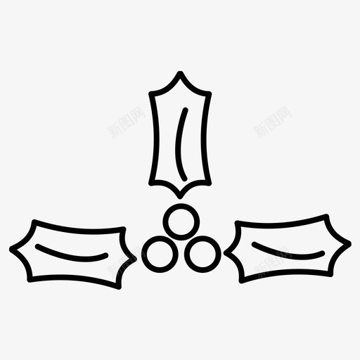 樱桃食物水果图标svg_新图网 https://ixintu.com 圣诞常规系列30 樱桃 水果 食物