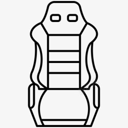 汽车配件系列座椅汽车驾驶员图标高清图片