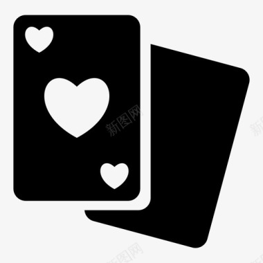扑克牌纸牌赌场图标图标