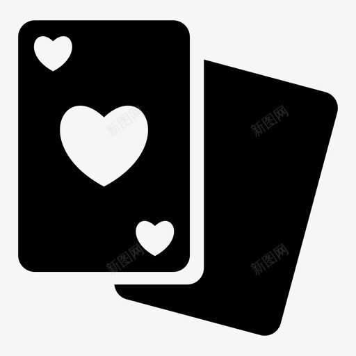 扑克牌纸牌赌场图标svg_新图网 https://ixintu.com 扑克 扑克牌 纸牌 赌博 赌场