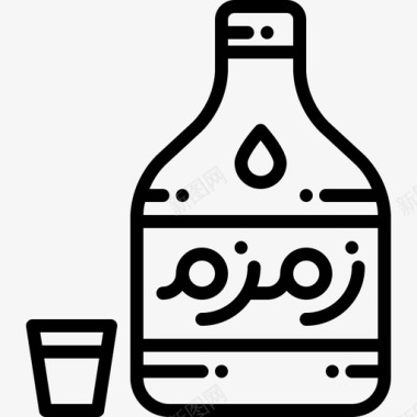 扎姆水阿拉伯饮料图标图标