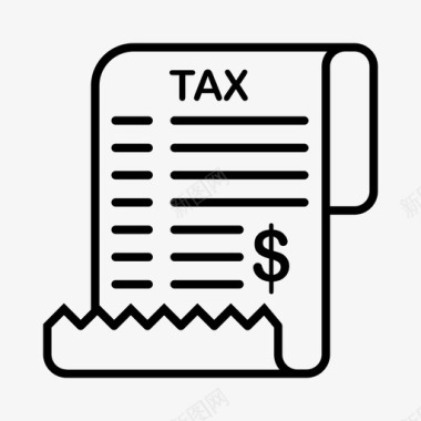 税务商务财务图标图标