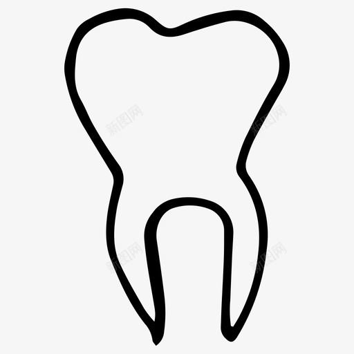 牙齿浴室设备图标svg_新图网 https://ixintu.com 浴室 涂鸦 牙齿 素描 设备
