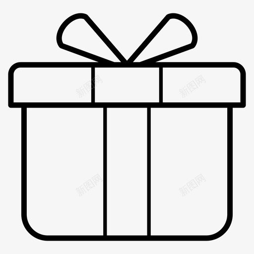 包裹盒子庆祝图标svg_新图网 https://ixintu.com 包裹 图标 庆祝 盒子 礼物 线路 购物
