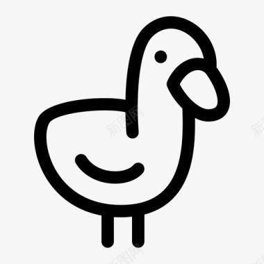 鸭鸟呱呱图标图标