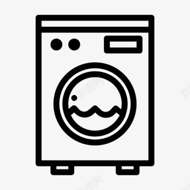 洗衣店洗衣机图标图标