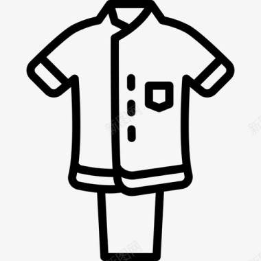 制服服装衣服图标图标