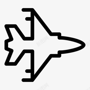 喷气机飞机战斗机图标图标