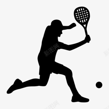网球反手运动图标图标