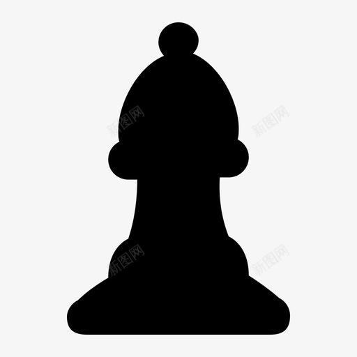 主教国际象棋棋盘图标svg_新图网 https://ixintu.com 主教 体育 国际象棋 棋盘 比赛 游戏娱乐