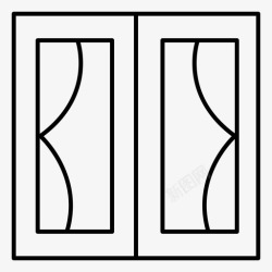建筑物框架建筑物框架家具图标高清图片