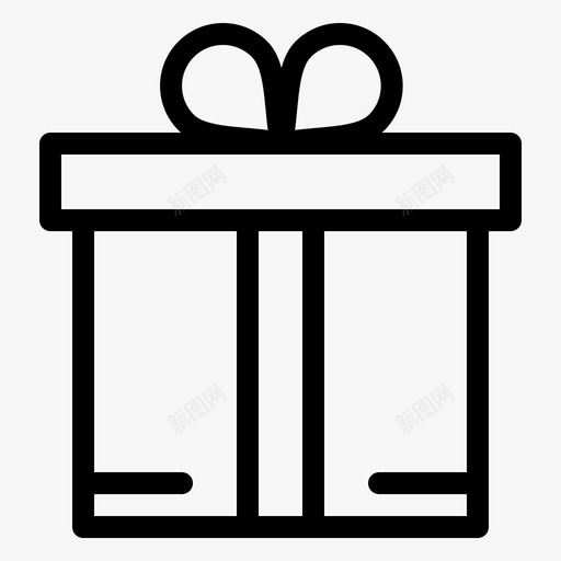 礼品电子商务礼物图标svg_新图网 https://ixintu.com 电子商务 礼品 礼物 购物