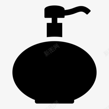 皂液器洗手液液体分配器图标图标