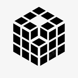 数学游戏手抄报魔方大脑游戏图标高清图片