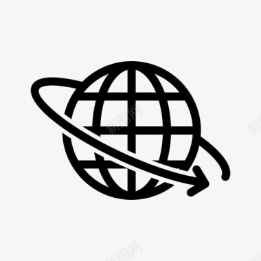 全球配送商务物流图标图标