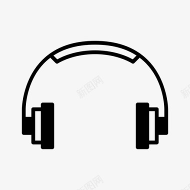 耳朵耳机音乐图标图标