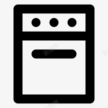 炉子厨师烹饪图标图标
