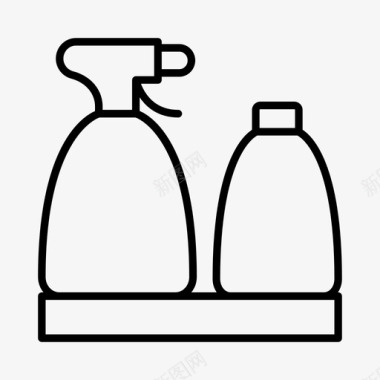 清洁剂清洁用品家用图标图标