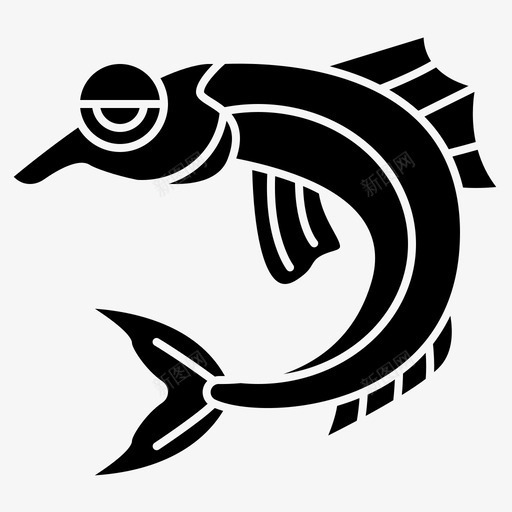 鱼动物动物群图标svg_新图网 https://ixintu.com aquatic2 katran 动物 动物群 字形 海洋