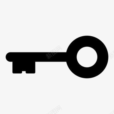 钥匙锁旧钥匙图标图标