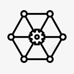 网络道德网络协作系统图标高清图片