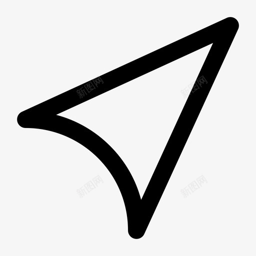 箭头单击光标图标svg_新图网 https://ixintu.com 光标 单击 材料 箭头 粗体 线条 鼠标