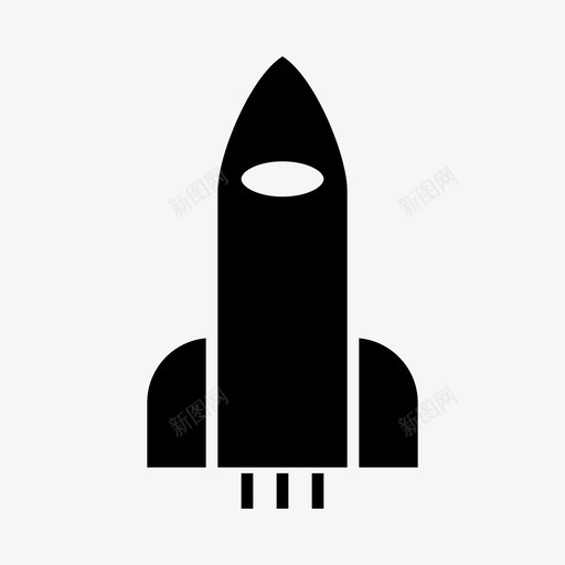 火箭导弹空中火箭图标svg_新图网 https://ixintu.com 固体 学校 导弹 火箭 空中