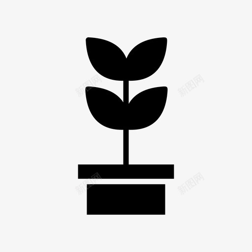 生长植物学农业和园艺图标svg_新图网 https://ixintu.com 农业和园艺 植物 植物学 生长 盆栽 自然