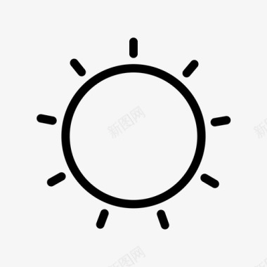 阳光沙滩夏日图标图标