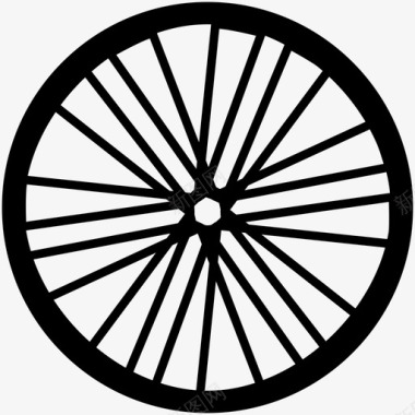 自行车车轮汽车摩托车图标图标