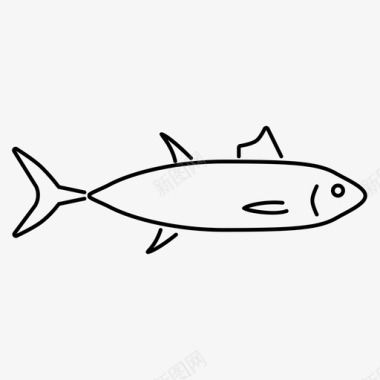 蓝鳍金枪鱼动物鱼类图标图标
