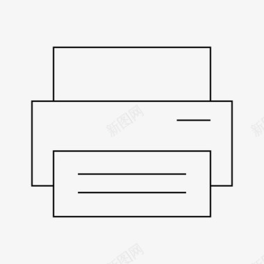 打印机设备文件图标图标