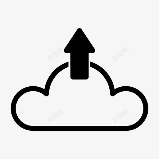 更新云升级上传图标svg_新图网 https://ixintu.com 上传 公司图标填充 升级 更新云