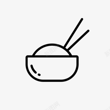 食品碗中餐图标图标