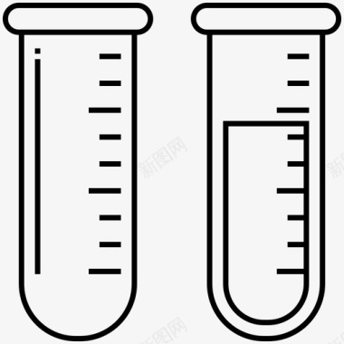 试管化学医疗保健图标图标