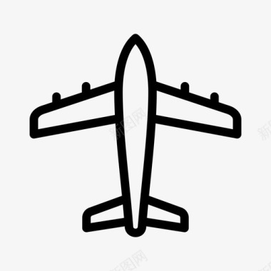 飞机飞行度假图标图标
