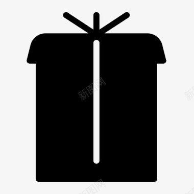 礼物生日包裹图标图标