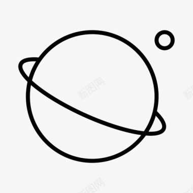 行星星系天空图标图标