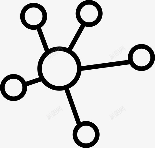 互联网网络分享图标svg_新图网 https://ixintu.com 互联网 分享 媒体 社交 网络