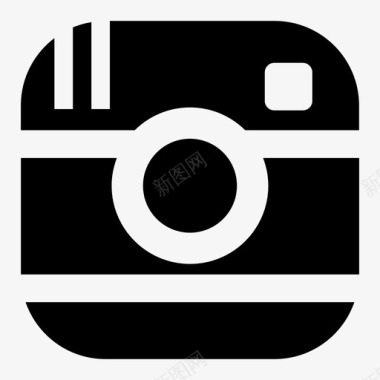 相机数码相机社交媒体图标图标