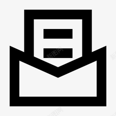 web与开发电子邮件信封图标图标