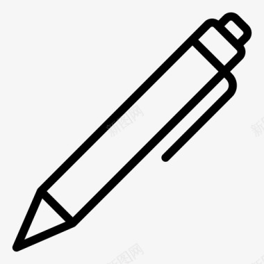 钢笔画笔铅笔图标图标