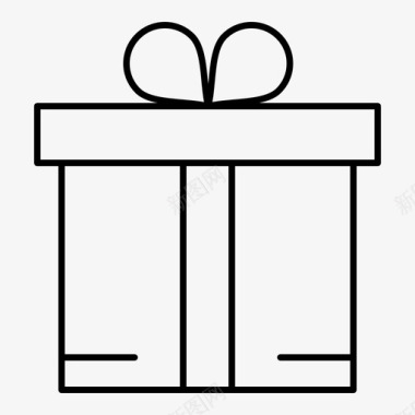 礼品礼物电子商务图标图标