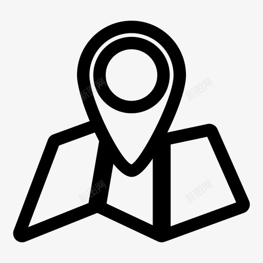 地图探险指南针图标svg_新图网 https://ixintu.com gps 地图 导航 指南针 探险