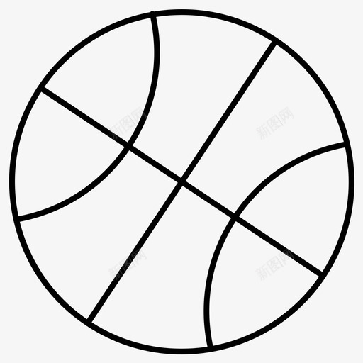篮球体育教育常规赛57图标svg_新图网 https://ixintu.com 体育 教育常规赛57 篮球