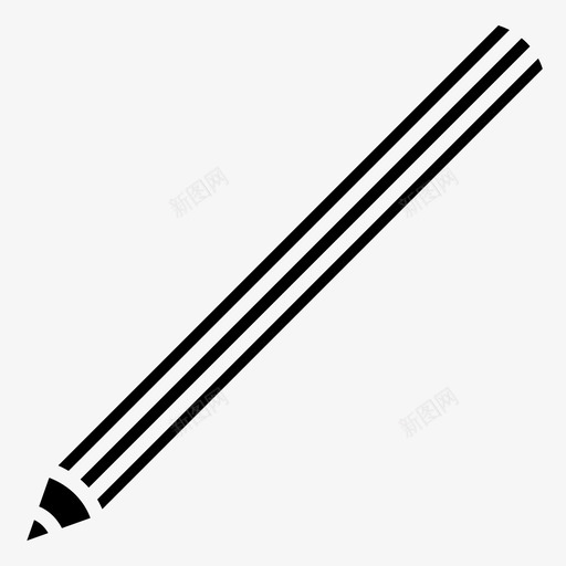 彩色铅笔艺术着色图标svg_新图网 https://ixintu.com 工具 彩色 着色 绘图 艺术 铅笔