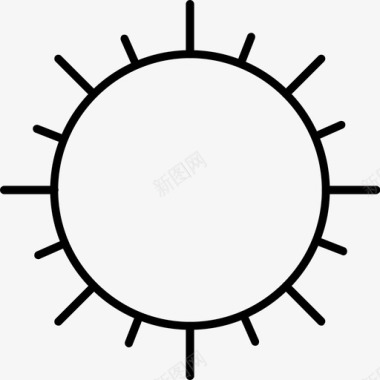 太阳亮度星座图标图标