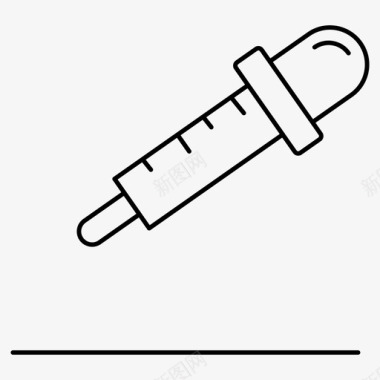 滴管健康医学图标图标